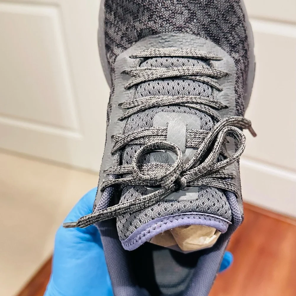 Under Armour Women's Charcoal and Rose Gold Athletic Shoes - Picture 7 of 12